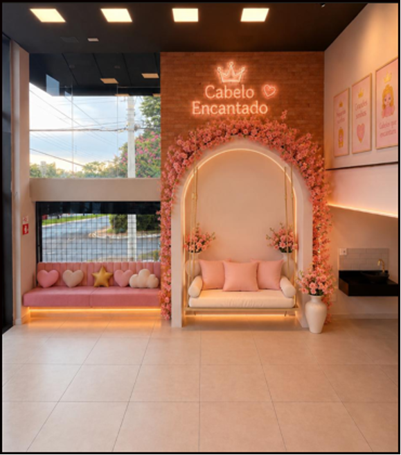 Espaço instagramável